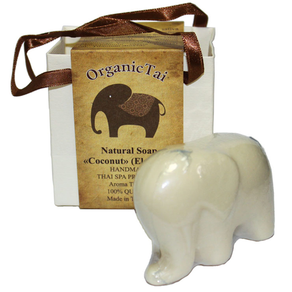 картинка Мыло натуральное «Кокос» (Слон) от магазина Экокрем
