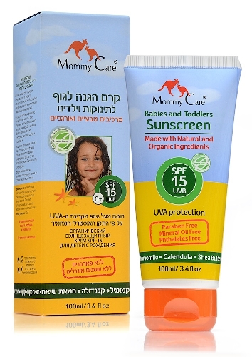 картинка Детский органический солнцезащитный крем для тела SPF15 (On Baby Sunscreen Protection) от магазина Экокрем